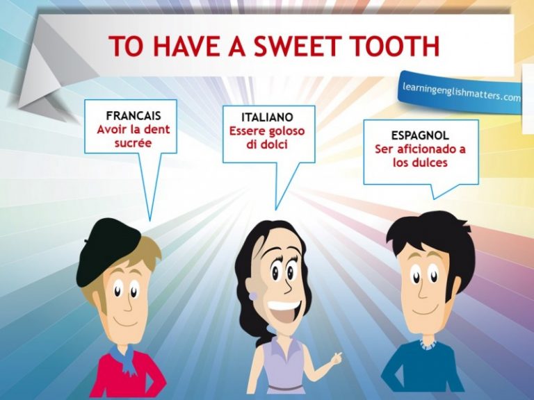 TO HAVE A SWEET TOOTH Learning English Matters