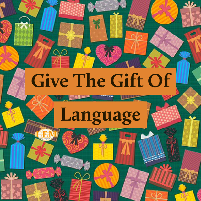 give the gift of language